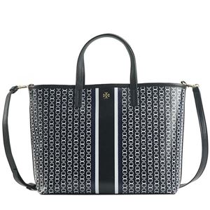 TORY BURCH（トリーバーチ） ハンドバッグ 43896 883 BLACK GEMINI LINK STRIPE