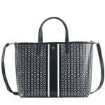 TORY BURCH（トリーバーチ） ハンドバッグ 43896 883 BLACK GEMINI LINK STRIPE