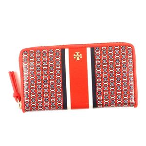 TORY BURCH（トリーバーチ） ラウンド長財布 34401 635 SAMBA GEMINI LINK STRIPE - SLG SAMBA