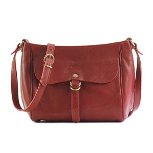 IL BISONTE （イル ビゾンテ） ナナメガケバッグ A2397 245 RUBY RED