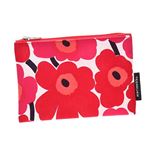 marimekko（マリメッコ） ポーチ 43444 1 WHITE／RED