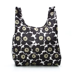 marimekko（マリメッコ） 折りたたみトートバッグ 38695 30 WHITE／BLACK／OLIVE