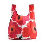 marimekko（マリメッコ） 折りたたみトートバッグ 40470 1 WHITE／RED