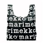 marimekko（マリメッコ） 折りたたみトートバッグ 41395 910 BLACK／WHITE