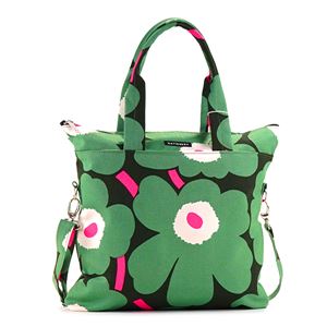 marimekko（マリメッコ） 折りたたみトートバッグ 44844 663 BRIGHT GREEN／GREEN／RED
