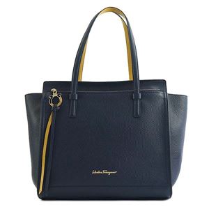 Ferragamo（フェラガモ） トートバッグ 21F216 694862 NAVY／MUSTARD