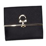 Ferragamo（フェラガモ） Wホック財布 224639 614672 NERO