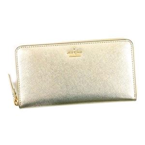 KATE SPADE（ケイトスペード） ラウンド長財布 PWRU5073 711 GOLD