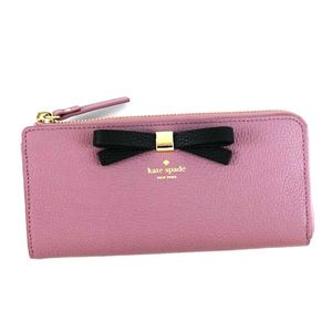 KATE SPADE（ケイトスペード） L字ファスナー長財布 PWRU5014 526 RUM RAISIN／BLACK