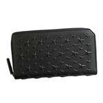 Jimmy Choo（ジミーチュウ） ラウンド長財布 CARNABY BLACK