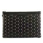 Jimmy Choo（ジミーチュウ） クラッチバッグ DEREK BLACK／GUNMETAL
