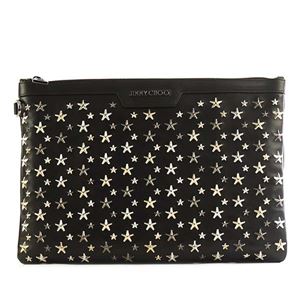 Jimmy Choo（ジミーチュウ） クラッチバッグ DEREK BLACK METALLIC MIX
