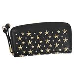 Jimmy Choo（ジミーチュウ） ラウンド長財布 FILIPA BLACK MIX