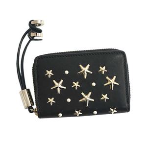 Jimmy Choo（ジミーチュウ） 小銭入れ NELLIE BLACK MIX