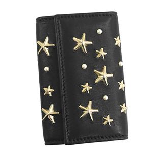 Jimmy Choo（ジミーチュウ） キーケース NEPTUNE BLACK MIX