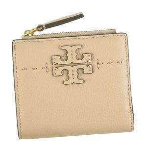 TORY BURCH（トリーバーチ） 2つ折小銭付き財布 45246 288 DEVON SAND