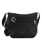 Kipling（キプリング） ナナメガケバッグ K10878 47K BLACK PYLON EMB