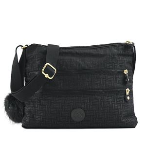Kipling（キプリング） ナナメガケバッグ K12472 47K BLACK PYLON EMB