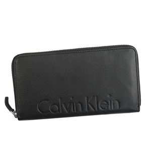 Calvin Klein（カルバンクライン） ラウンド長財布 79474 BLK BLACK