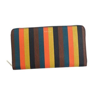 Paul smith（ポールスミス） ラウンド長財布 M1A4778 96 BRIGHT STRIPE