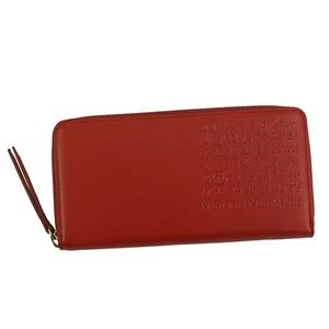 Maison Margiela（メゾン マルジェラ） ラウンド長財布 S56UI0110 T4327 RED