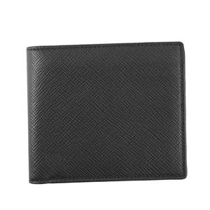 SMYTHSON（スマイソン）2つ折小銭付き財布 1011726 BLACK