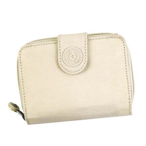 Kipling（キプリング） 2つ折小銭付き財布 K13891 W44 TILE WHITE