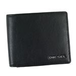 DIESEL（ディーゼル） 二つ折り財布（小銭入れ付） X04459 H6251 BLACK/TURKISH SEA/WHITE