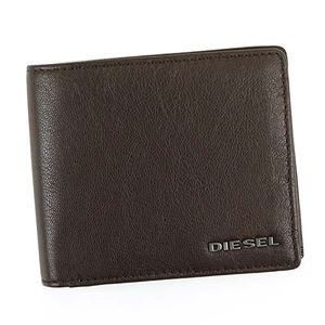 DIESEL(ディーゼル) 二つ折り財布(小銭入れ付) X04459 H6252 BROWN/ACID GREEN/WHITE 商品画像