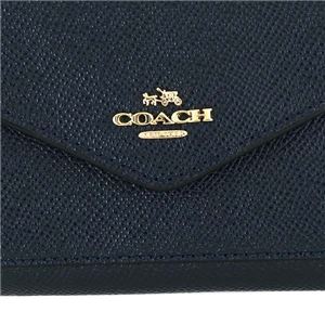 Coach(コーチ) 二つ折り財布(小銭入れ付) 58298 LINAV NAVY Coach(コーチ) 二つ折り財布(小銭入れ付) 58298 LINAV NAVY