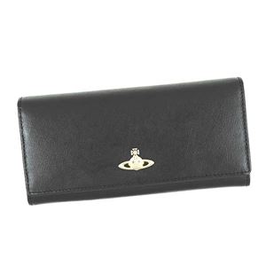 Vivienne Westwood（ヴィヴィアンウエストウッド） フラップ長財布 321409 BLACK