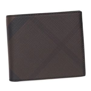Burberry（バーバリー） 二つ折り財布（小銭入れ付）  3998943  CHOCOLATE/BLACK