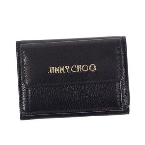 Jimmy Choo（ジミーチュウ） 三つ折り財布（小銭入れ付）  NEMO  BLACK