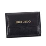 Jimmy Choo（ジミーチュウ） 三つ折り財布（小銭入れ付）  NEMO  BLACK