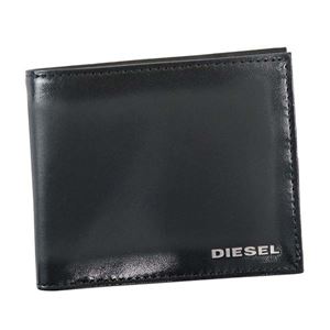 DIESEL(ディーゼル) 二つ折り財布(小銭入れ付)  X04750 T8013 BLACK 商品画像