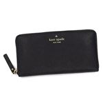 KATE SPADE（ケイトスペード） ラウンド長財布  PWRU3898 1 BLACK×