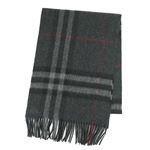 Burberry（バーバリー） マフラー  GIANT ICON 168 CORE CASHMERE  CHARCOAL CHECK