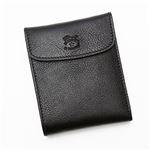 IL BISONTE（イルビゾンテ） 三つ折り財布（小銭入れ付）  C0976 153 BLACK