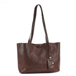 IL BISONTE（イルビゾンテ） トートバッグ  A2624 455 DARK BROWN