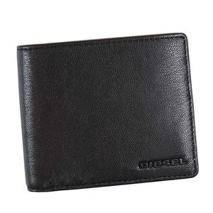 DIESEL(ディーゼル) 二つ折り財布(小銭入れ付)  X04459 H3350 BLACK/BLAZING YELLOW 商品画像