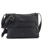 Kipling（キプリング） ナナメガケバッグ  K12472 19M BLACK SCALE EMB