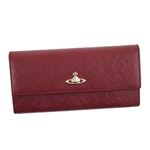 Vivienne Westwood（ヴィヴィアンウエストウッド） フラップ長財布  321515-10158 5 BORDEAUX