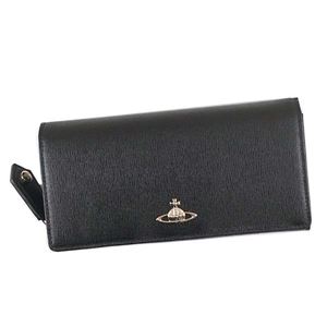 Vivienne Westwood（ヴィヴィアンウエストウッド） フラップ長財布  51060001-40153 N459 BLACK