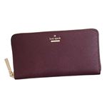 KATE SPADE（ケイトスペード） ラウンド長財布  PWRU5073B 513 DEEP PLUM