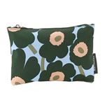 marimekko（マリメッコ） ポーチ 45250 563 BLUE GREEN PEACH