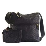 Kipling（キプリング） ナナメガケバッグ  K14893 19M BLACK SCALE EMB