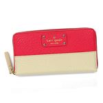 KATE SPADE（ケイトスペード） ラウンド長財布  PWRU3736 661 DARK GERANIUM/RAW ALMOND