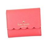 KATE SPADE（ケイトスペード） 三つ折り財布（小銭入れ付）  PWRU5558 814 WARM GUAVA/CAMEL TAN