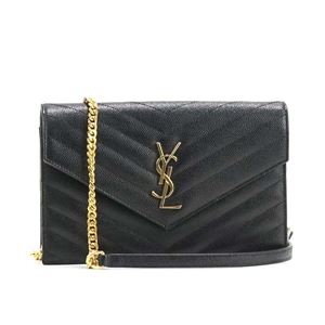 SAINT LAURENT（サンローラン） チェーンウォレット  393953 1000 NOIR