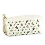 Jimmy Choo（ジミーチュウ） ラウンド長財布  FILIPA  WHITE/METALLIC MIX